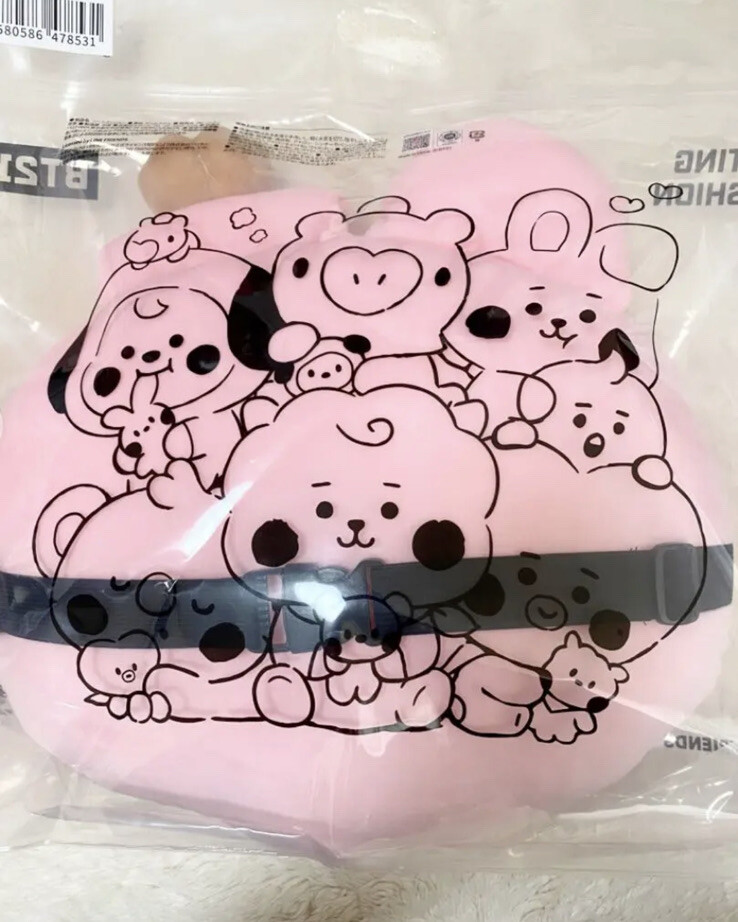 BTS BT21 COOKY Shooky Sitting Cushion Plush Line Friends