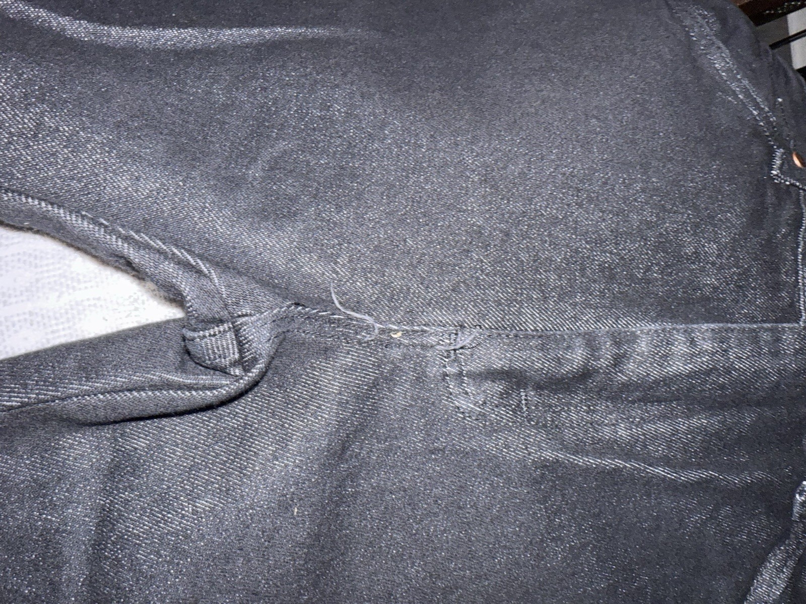 Wrangler Cowboy Cut 938 Black Slim Fit Heavyweight Stretch Denim Jeans Men 32x34 thumbnail 6