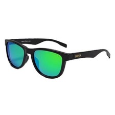 Floating Plastic Retro Fashion Polarized UV400 Men's Women's Black Green Revo