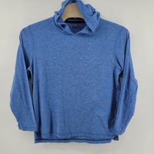 Vineyard Vines On The Go Hoodie Large Long Sleeve Blue Heathered