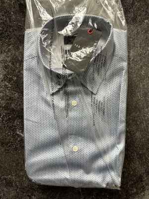NEU - TED Baker London | Herren Hemd | Blau Schwarz | Größe L | NP 99 EUR