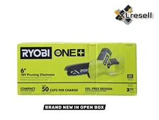 RYOBI  18V 6 in. Cordless Battery Compact Pruning Mini Chainsaw (Tool Only) NEW