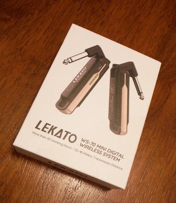 Lekato Wireless Guitar System UHF WS-70 Easy and Reliable for Guitar or Bass