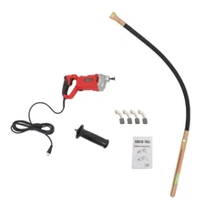 Handheld Concrete Vibrating Tool Electric Concrete Vibrator With 6.6ft Shaft