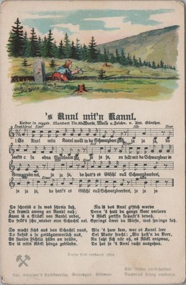 Lied Ak, Nr. 32 's Annl mit', Kannl., Anton Günther Gottesgab   D/127