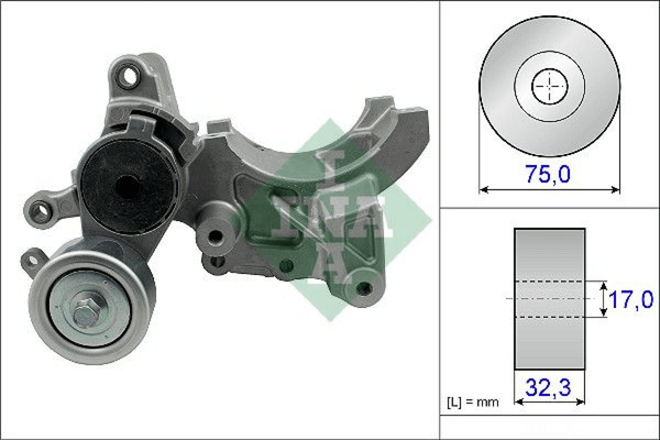 Riemenspanner Keilrippenriemen FüR Toyota Land Cruiser 90 Prado VAN-image