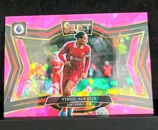 2024-25 Panini Select Premier League - Field Level Virgil Van Dijk #243 Pink Ice