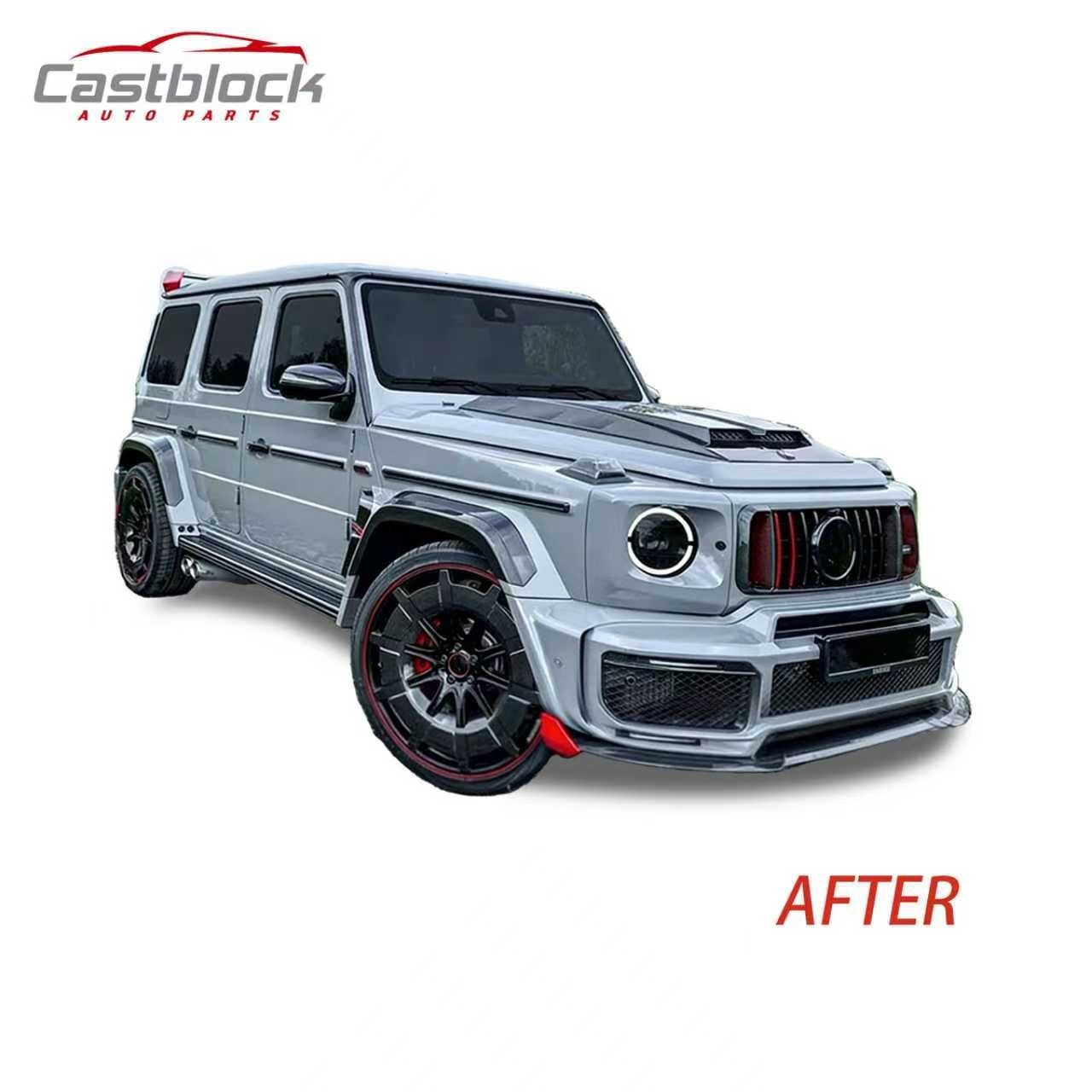 22'' 22X10 For Mercedes Benz G Class Brabus Style Carbon Fiber Wheels Rims Set