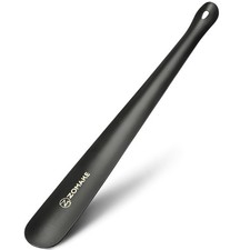 Shoe Horn Long 42cm Shoe Horn Long Metal, Long Black School Horn Bar...