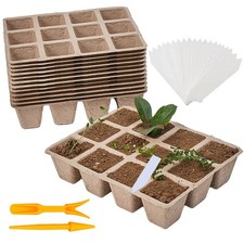 Tatibana 144 Cells Seed Entry Tray, 1.6 inches x x 2 inches, Brown