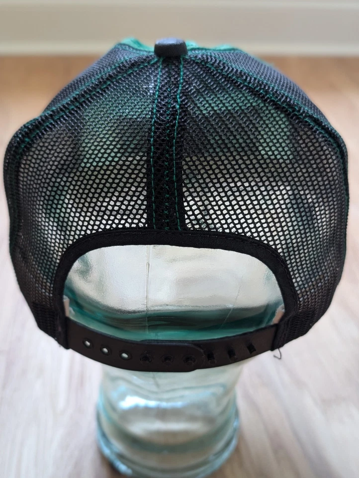 Raro Sombrero de Malla de Pesca Heddon De Colección A Presión Hecho en Semco EE. UU. Mercado Japonés Foto 3 de 4