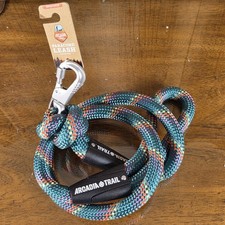 Arcadia Trail High Visibility Dark Green Paracord Leash 4ft