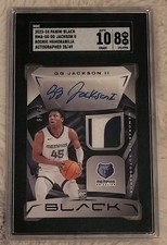 2023-24 Panini Black GG Jackson II Rookie Patch Auto 28/49 SGC 10/8 #RNA-GG
