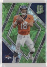 2018 Panini Spectra Neon Green Prizm 28/30 Peyton Manning (Broncos) #38 HOF 2d9