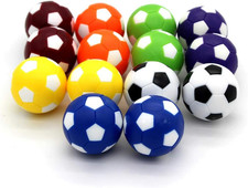 BQSPT Foosball Table Replacement Foosballs,Mini Colorful 36Mm Official Tabletop