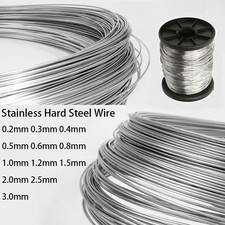 304 Stainless Steel Wire Hard Steel Wire Single Rustproof Durable  0.2mm  3mm