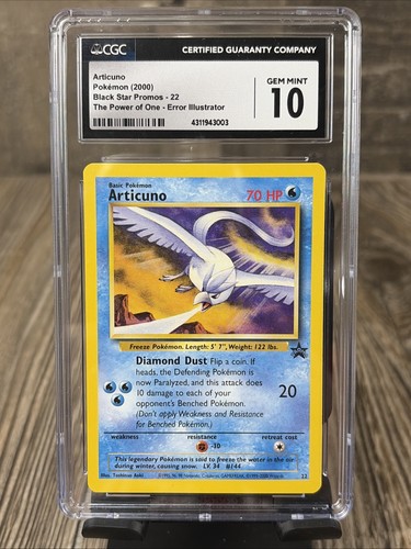 Articuno graded CGC 10 for sale on eBay