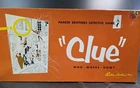 Vintage CLUE Parker Brothers Detective Board Game 1960 USA 100% Complete