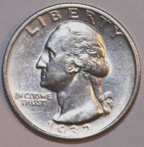 1932-S Washington Quarter - AU/BU - #9555D FREE SHIPPING