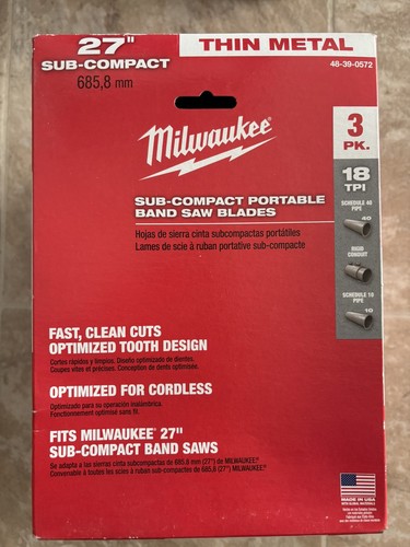 Lame Pour Scie à Ruban Sous-compacte Portative à 18 DPP - Milwaukee Tool