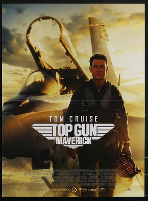 TOP GUN MAVERICK (2022) Original French Movie Poster Tom Cruise