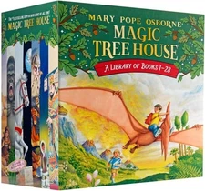 Magic Tree House 1–28 Box Set – Complete 28-Book Collection, Library Edition