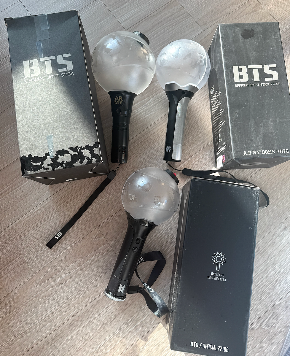 BTS Official Light Stick ARMY Bomb Version 1, 2, 3 + Gift | eBay