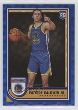 2022-23 Panini NBA Hoops Rookies Hyper Blue Patrick Baldwin Jr #257 0h28