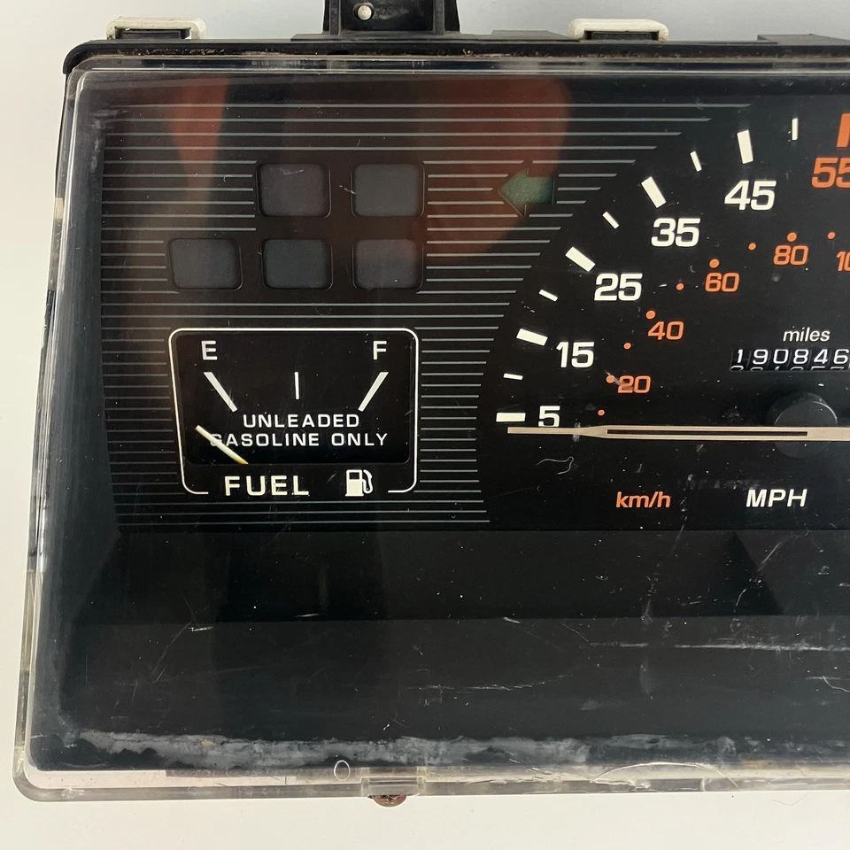 Cuadro de instrumentos velocímetro Dodge Ram D50 88 89 fabricante original 190 k MB562115 cableado cableado Foto 4 de 4