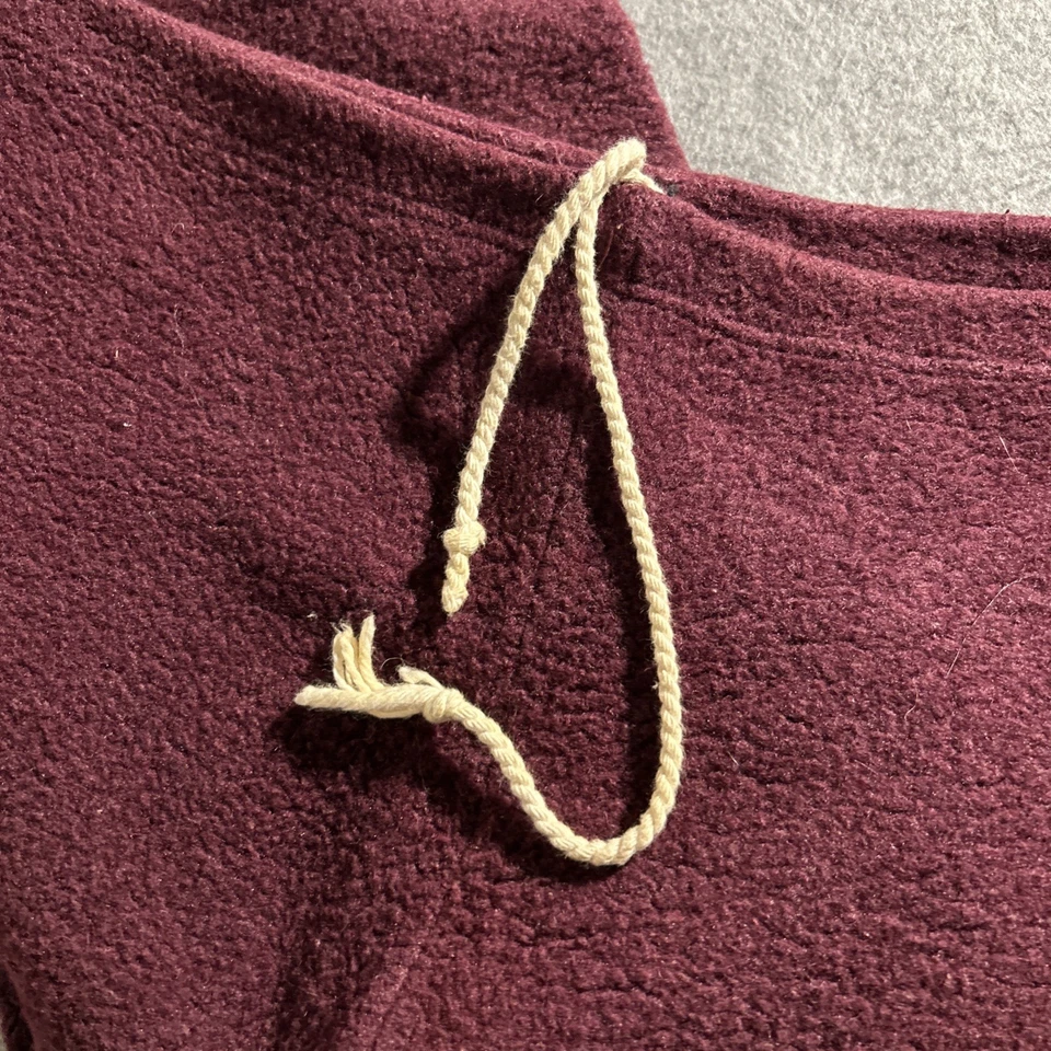 Pantalones deportivos de lana Champion de colección años 50 con cordón - medianos para hombre - rojos Foto 2 de 4