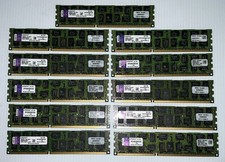 Lot of 11 KINGSTON KVR1066D3Q8R7S/8G DDR3-10600R DDR3 SERVER RAM