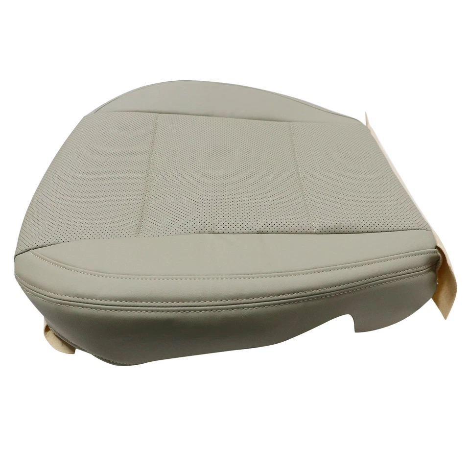 Cubierta de asiento de cuero perforado inferior del conductor color tostado apta para Subaru Outback 2015-2017 Foto 4 de 4