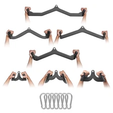 Uimoso LAT Pulldown Bar Handle Attachment V/T-bar Cable Machine for Home Gym