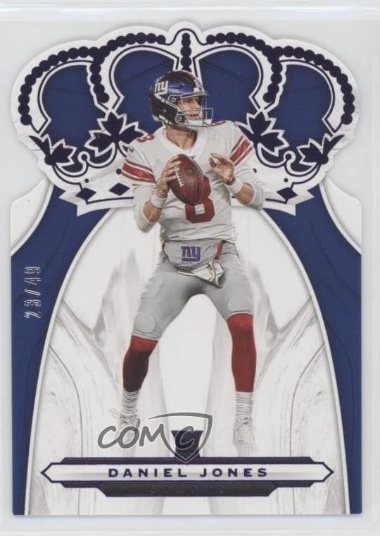 2019 Panini Chronicles Crown Royale Purple 23/49 Daniel Jones Rookie RC 0t1