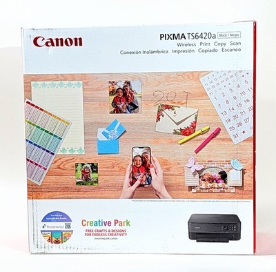 Canon PIXMA TS6420a Wireless Inkjet All-In-One Color Printer Black