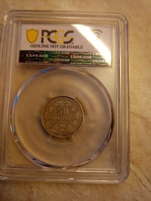 50 Pfennig 1896 a PCGS sehr schön - Bild 1 von 2