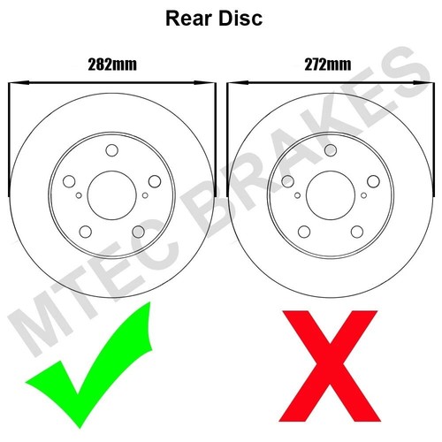 Skoda Octavia vRS 2.0 Tdi mk2 06-13 Front Rear Brake Discs And Pads 312mm 282mm - Picture 2 of 9