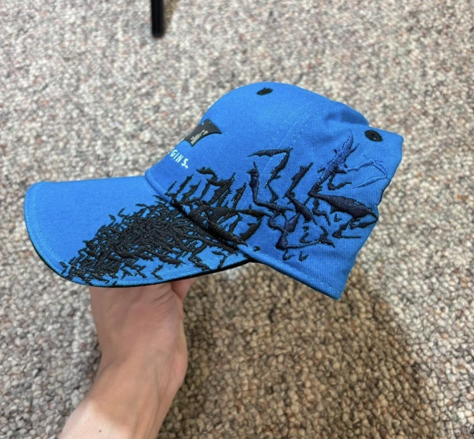 Mark Martin #6 Batman Begins Movie Promo Roush Racing Salute to You NASCAR Hat - Image 3 of 4