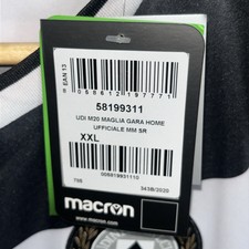 Maillot Udinese Match Worn Saadi Gheddafi - Vintage - Taille XL - Signé - Manches Longues