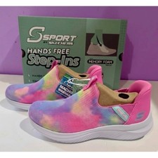 S Sport By Skechers Kids' Step-Ins Sneakers Tie Dye Slip On Cushioned- SIZE 3