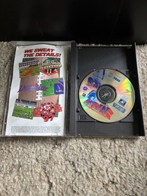 NFL '97 (Sega Saturn 1996 Sega Sports 81111) Complete CIB Case Manual Disk