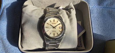 Vintage Seiko Perpetual Calendar SBQK019 Men's Wristwatch Boxed