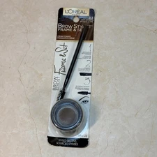 Loreal Paris Brow Stylist Frame Set Cream Pomade Light Brunette 213 Brush