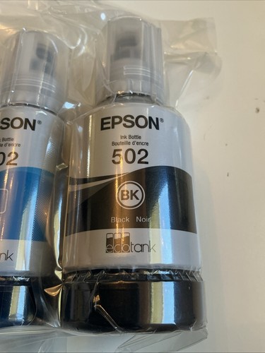Genuine Epson 502 SET 4 ( B/C/M/Y) Bottles Ink Cartridge Free Shipping - 第 4/5 張圖片