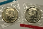 1972 P & D Uncirculated Kennedy Half Dollars in Mint Cello, Free Shipping