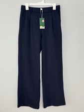 NEW Halara Flex DayStretch High Waisted Pocket Work Flare Pants Navy Blue Sz M