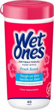 Antibacterial Hand Wipes, Fresh Scent, Packaging May Vary, White, 40 Count