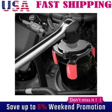 Universal Car 3 Jaws Oil Filter Wrench Adjustable Spanner Remover Tool Steel USA