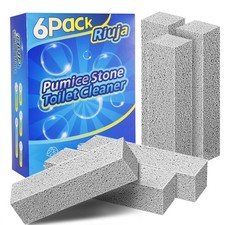 6 Pack Pumice Stone Toilet Bowl Cleaner, Pumice Stone for Cleaning, Powerfull...