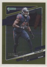 2021 Panini Donruss Press Proof Gold 18/50 Zach Cunningham #168 11pj